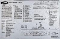 JAG: Atomkreuzer USS Virginia CGN-38 1/700