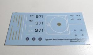 Korvette El Fateh Abziehbilder