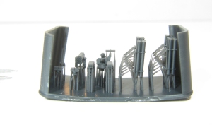 Lenkwaffenzerstörer Sejong Daewang 3D-gedruckte Teile