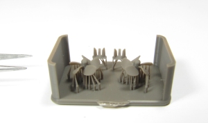 Lenkwaffenzerstörer Sejong Daewang 3D-gedruckte Teile