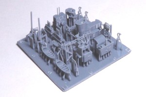 Fregatte der Whitby-Klasse 3D-gedruckte Teile