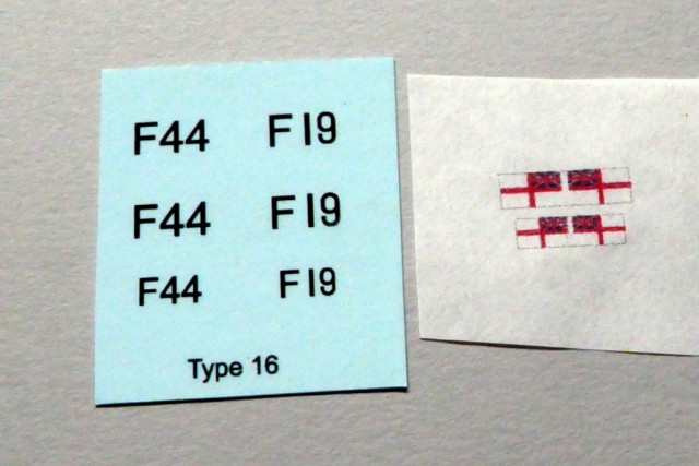Fregatte des Typs 16 Abziehbilder