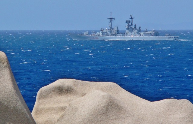Zerstörer Luigi Durand de la Penne (2012 bei Sardinien, Foto Thomas Träger)