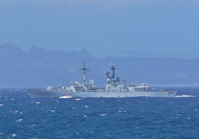 Zerstörer Luigi Durand de la Penne (2012 bei Sardinien, Foto Thomas Träger)