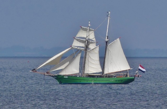 Toppsegelschoner Avatar (2021 Eckernförder Bucht, Foto Thomas Träger)
