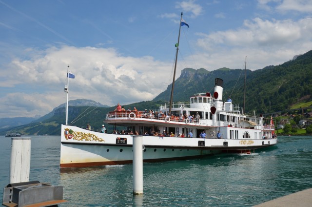 Stadt Luzern auf dem Vierwaldstättersee (Foto Wilfred Grab)