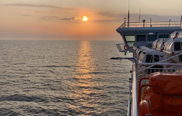 Sonnenaufgang in der Adria (Foto Thomas Träger)