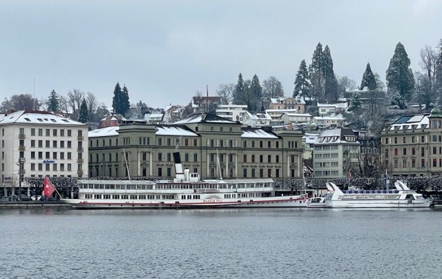 Schaufelraddampfer Wilhelm Tell in Luzern (Foto Wilfred Grab)